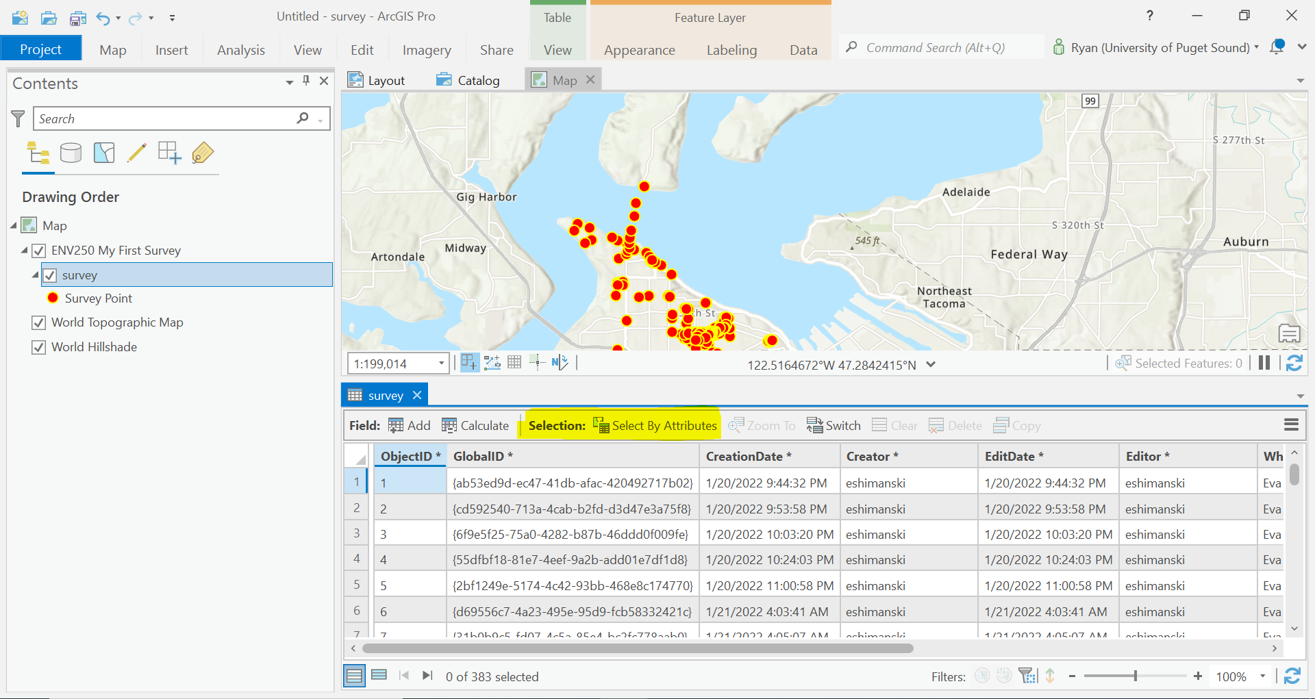 Select By Attributes